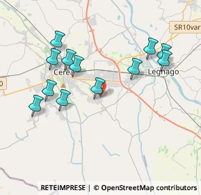 Mappa Via Ferdinando Magellano, 37053 Cerea VR, Italia (3.89833)