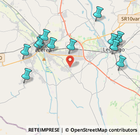 Mappa Via Ferdinando Magellano, 37053 Cerea VR, Italia (4.55462)