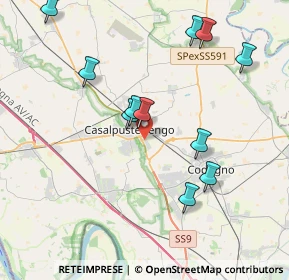 Mappa Via Salvador Allende, 26841 Casalpusterlengo LO, Italia (4.06364)