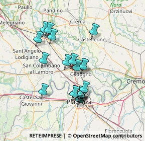 Mappa Via Salvador Allende, 26841 Casalpusterlengo LO, Italia (12.1165)