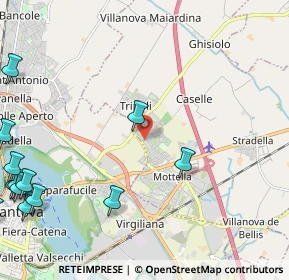 Mappa Via Don Leoni, 46030 Mottella MN, Italia (3.36769)