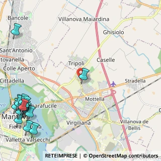 Mappa Via Don Leoni, 46030 Mottella MN, Italia (3.60667)