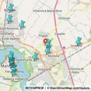 Mappa Via Don Leoni, 46030 Mottella MN, Italia (3.22571)