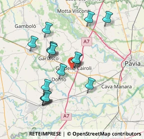 Mappa Str. Birosla, 27027 Gropello Cairoli PV, Italia (7.25188)