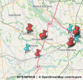 Mappa Str. Birosla, 27027 Gropello Cairoli PV, Italia (9.319)