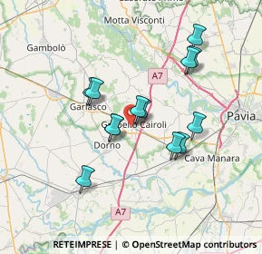Mappa Str. Birosla, 27027 Gropello Cairoli PV, Italia (6.04077)