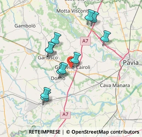 Mappa Str. Birosla, 27027 Gropello Cairoli PV, Italia (6.66273)