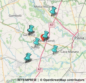 Mappa Str. Birosla, 27027 Gropello Cairoli PV, Italia (6.36)