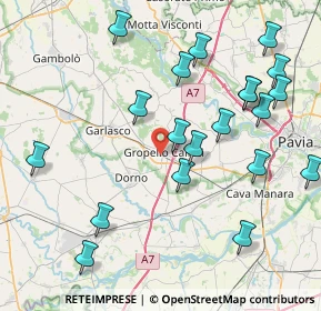 Mappa Str. Birosla, 27027 Gropello Cairoli PV, Italia (9.2215)