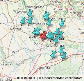 Mappa Str. Birosla, 27027 Gropello Cairoli PV, Italia (11.2875)