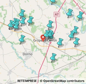 Mappa Str. Birosla, 27027 Gropello Cairoli PV, Italia (4.5525)