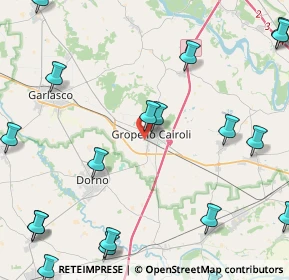 Mappa Str. Birosla, 27027 Gropello Cairoli PV, Italia (6.6045)