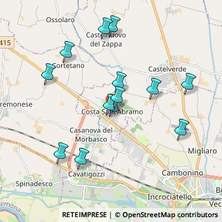 Mappa Via Don Ivo Azzali, 26022 Costa Sant'Abramo CR, Italia (1.94385)
