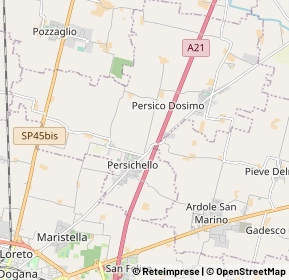 Mappa 26043 Persico Dosimo CR, Italia (2.141)