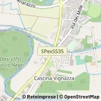 Mapa Pavia