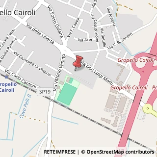 Mappa Via Varese, 9, 27027 Gropello Cairoli, Pavia (Lombardia)