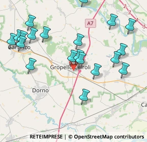 Mappa Via Vittorio Veneto, 27027 Gropello Cairoli PV, Italia (4.5595)