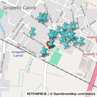 Mappa Via Vittorio Veneto, 27027 Gropello Cairoli PV, Italia (0.188)