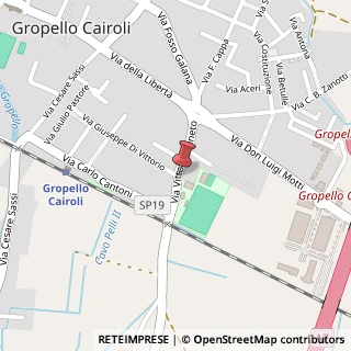 Mappa Via vittorio veneto 13, 27027 Gropello Cairoli, Pavia (Lombardia)