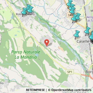 Mappa Via Alcide de Gasperi, 10070 Robassomero TO, Italia (3.852)