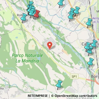 Mappa Via Alcide de Gasperi, 10070 Robassomero TO, Italia (3.432)