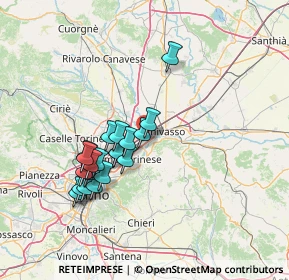 Mappa Via II Giugno, 10032 Brandizzo TO, Italia (12.7235)