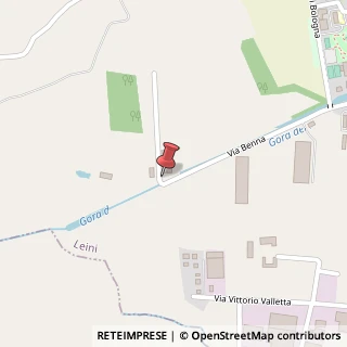 Mappa Via Manfredi Muzio, 8, 10040 Leini, Torino (Piemonte)