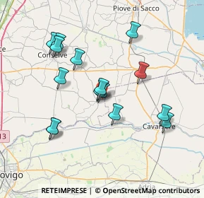 Mappa Viale dell'Artigianato, 35021 Agna PD, Italia (7.07267)