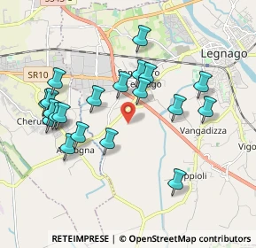 Mappa Via Bragadina, 37045 Legnago VR, Italia (1.888)