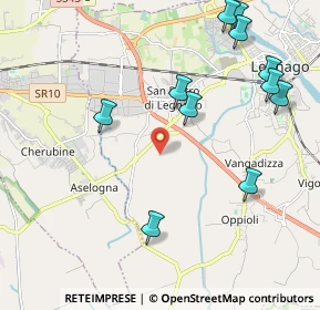 Mappa Via Bragadina, 37045 Legnago VR, Italia (2.43727)