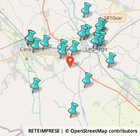 Mappa Via Bragadina, 37045 Legnago VR, Italia (3.906)