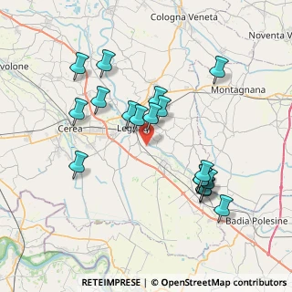 Mappa Via Belfiore, 37045 Legnago VR, Italia (7.51)