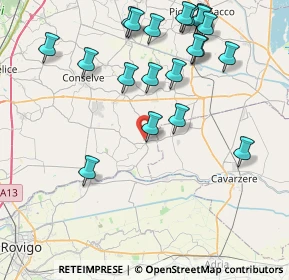 Mappa Via 4 Novembre, 35021 Agna PD, Italia (9.2635)