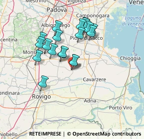 Mappa Via 4 Novembre, 35021 Agna PD, Italia (12.6105)