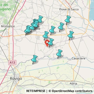Mappa Via Mure, 35021 Agna PD, Italia (7.20688)