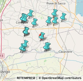 Mappa Via Cona, 35021 Agna PD, Italia (7.41263)