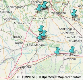 Mappa Via Chiavica sul Gravellone, 27100 Pavia PV, Italia (17.9625)