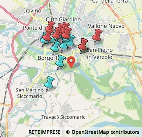 Mappa Via Chiavica sul Gravellone, 27100 Pavia PV, Italia (1.46222)