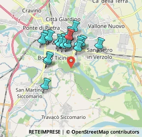 Mappa Via Chiavica sul Gravellone, 27100 Pavia PV, Italia (1.3815)