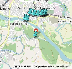 Mappa Via Chiavica sul Gravellone, 27100 Pavia PV, Italia (0.952)