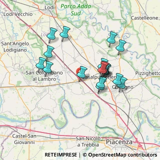 Mappa Via Marconi, 26864 Ospedaletto Lodigiano LO, Italia (6.59222)