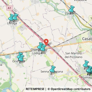 Mappa Via Marconi, 26864 Ospedaletto Lodigiano LO, Italia (3.375)