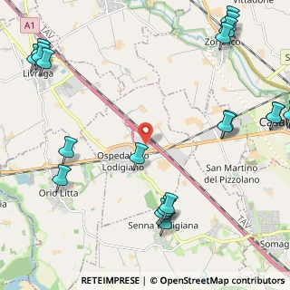Mappa Via Marconi, 26864 Ospedaletto Lodigiano LO, Italia (3.181)