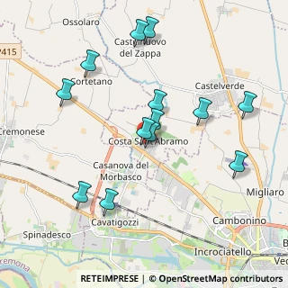 Mappa Via della Repubblica, 26022 Costa Sant'Abramo CR, Italia (1.95923)