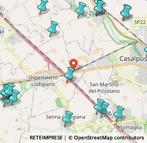 Mappa 26864 Somaglia LO, Italia (3.307)