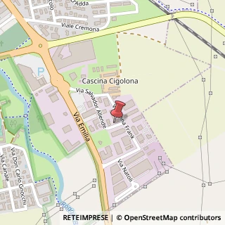 Mappa Via Allende Salvador, 21, 26841 Casalpusterlengo, Lodi (Lombardia)