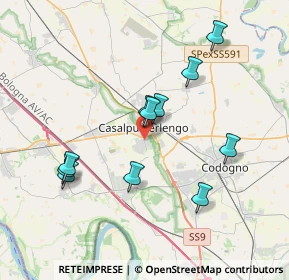 Mappa Via Conciliazione, 26841 Casalpusterlengo LO, Italia (3.57545)