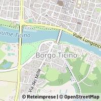 Mapa Pavia