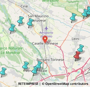 Mappa Via Gonella, 10072 Caselle Torinese TO, Italia (6.52571)