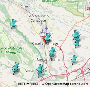 Mappa Via Gonella, 10072 Caselle Torinese TO, Italia (4.81571)
